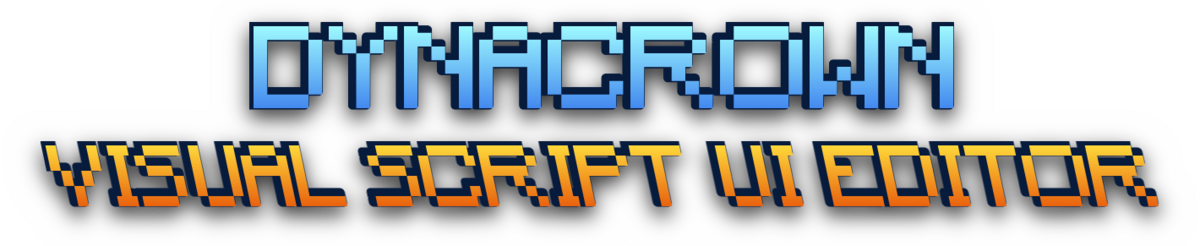 DYNACROWN VISUAL SCRIPT UI EDITOR logo